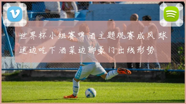世界杯小组赛啤酒主题观赛成风 球迷边吃下酒菜边聊豪门出线形势